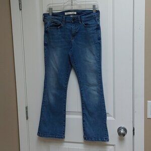 BANANA REPUBLIC Olivia Palermo blue jeans pants with pockets, zipper